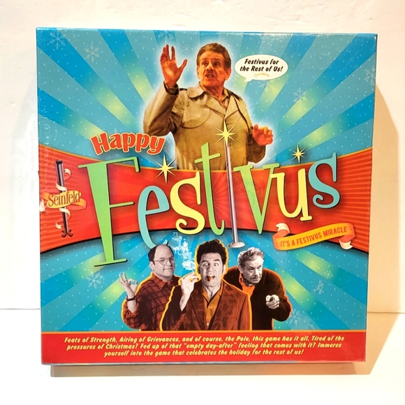 Aquarius Other - Seinfeld Festivus Board Game Aquarius New still in shrink wrap